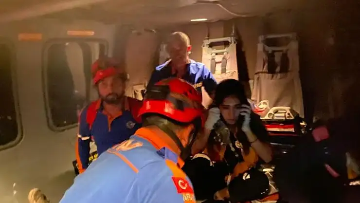 Silahla yaralanan çoban helikopterle hastaneye kaldırıldı