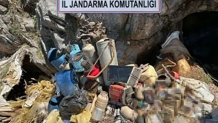 Teröristlerin inleri imha edildi