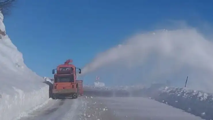 Tunceli'de tüm yollar ulaşıma açıldı genişletme çalışmaları sürüyor