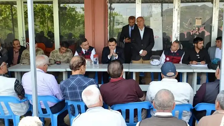 Ulukale dutu üreticilerine yüzde 50 hibeli hasat filesi desteği