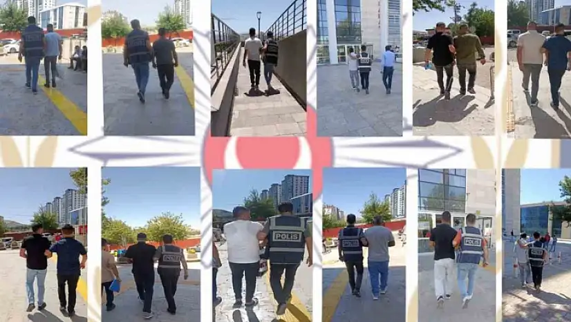 Elazığ'da haklarında kesinleşmiş hapis cezası bulunan 48 şahıs yakalandı