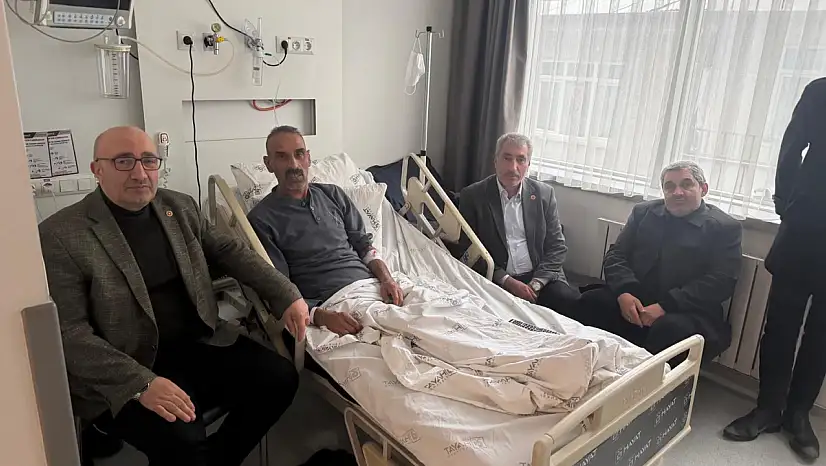 Milletvekili Ejder Açıkkapı'dan hastalara moral ziyareti