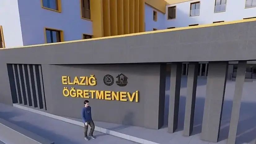 Modern mimari, yüksek kapasite: Elazığ Öğretmenevi ihale tarihi netleşti