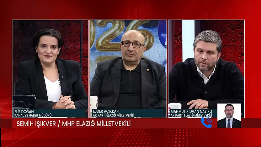 Ankara'da tek ses, Elazığ'da tek yürek: vekiller 2026 rotasını canlı yayında çizdi