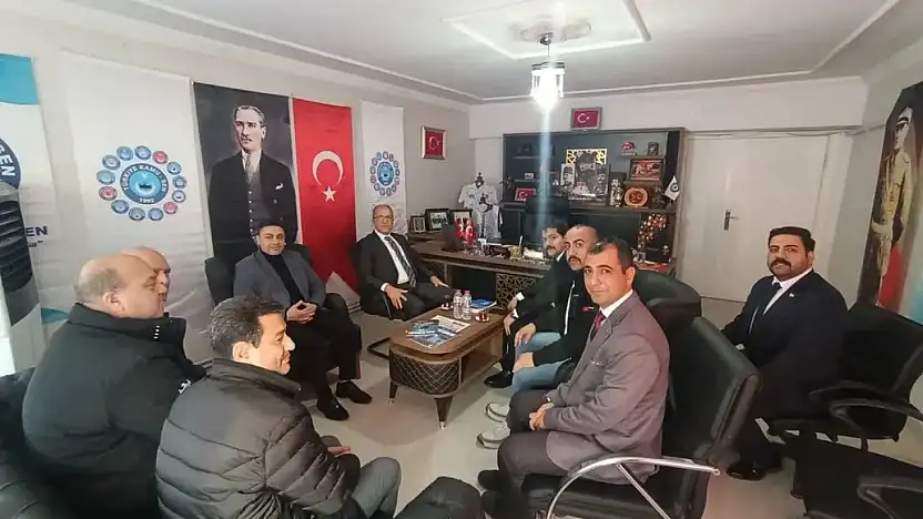 Karayel, Türk Büro-Sen'i ziyaret etti