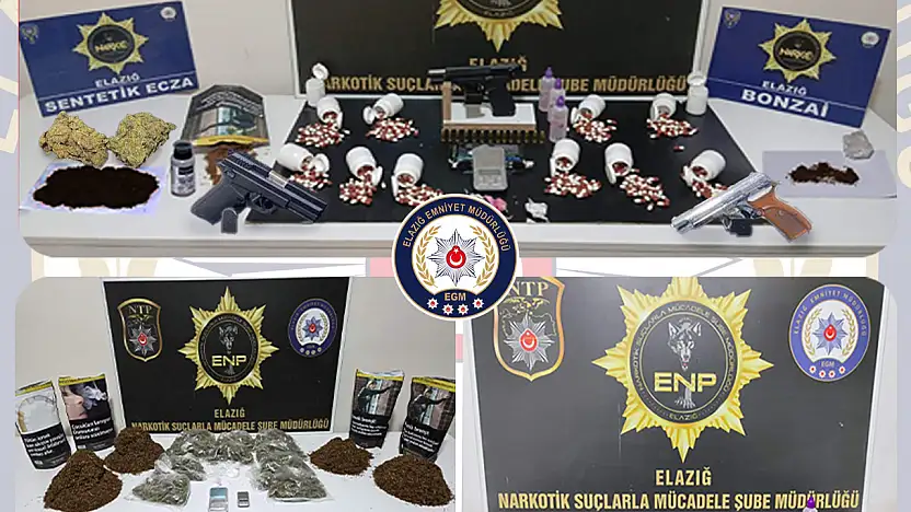 Mahalle mahalle takip, kapı kapı operasyon: Elazığ'da 19 tutuklama