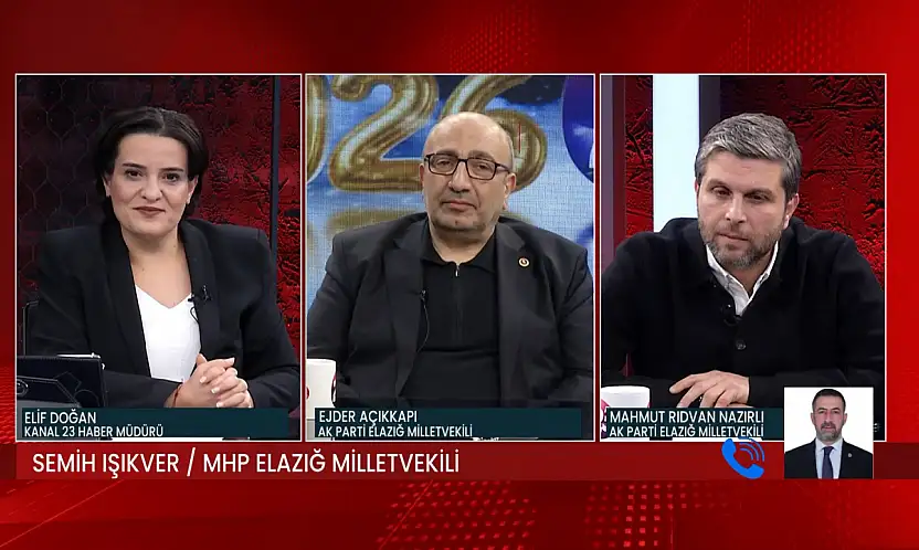 Ankara'da tek ses, Elazığ'da tek yürek: vekiller 2026 rotasını canlı yayında çizdi