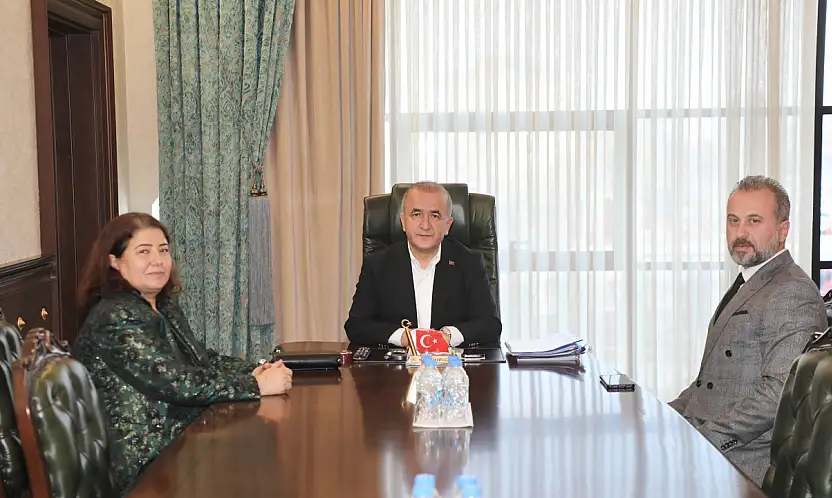 Başmüfettiş Atike Okur'dan Vali Hatipoğlu'na Ziyaret