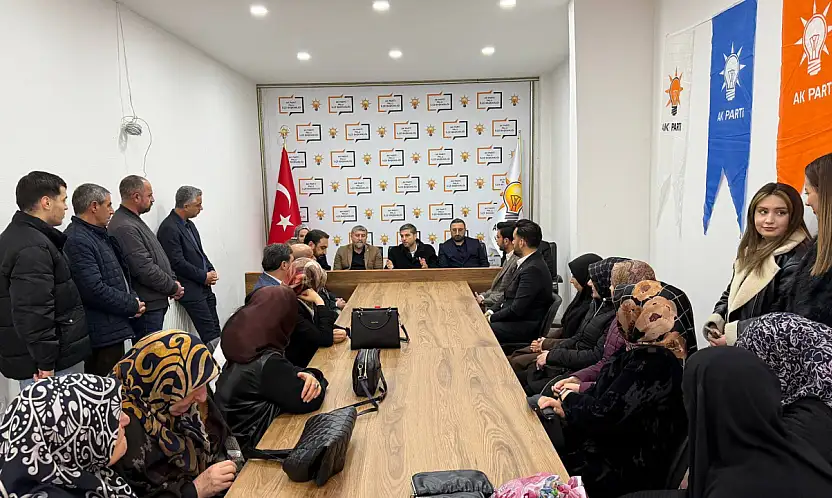 Elazığ'da üreticiler ve muhtarlar vekil Nazırlı ile buluştu: Sorunlar masaya yatırıldı