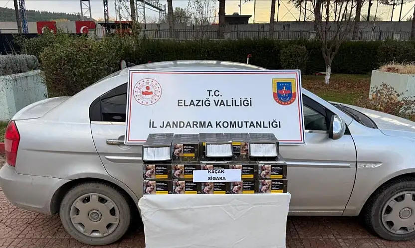 Elazığ jandarması kaçakçılara göz açtırmadı!