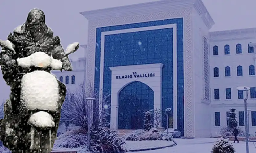 Kuryelere kar tatili! Elazığ Valiliği trafik güvenliği için düğmeye bastı
