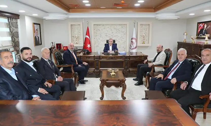 Muhtarlar Konfederasyonu heyetinden Elazığ Valiliğine ziyaret