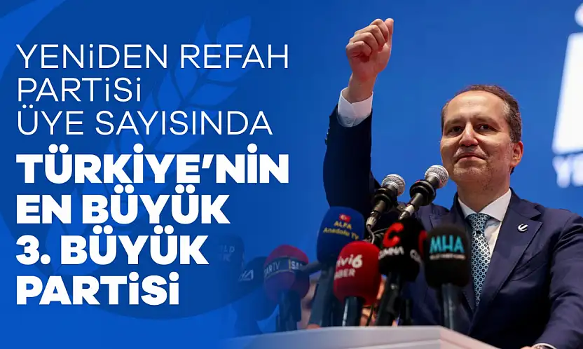 Siyasi dengeler değişiyor: YRP Türkiye'nin 3'üncü partisi oldu